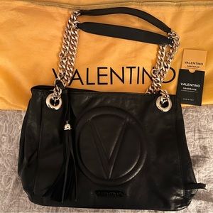 Authentic Valentino leather tote